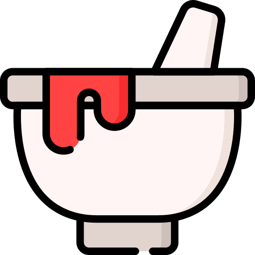 Mortar miscellaneous healthcare and medical pharmacy icon