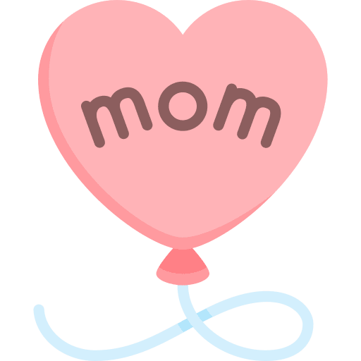 Balloon balloon birthday and party mom icon