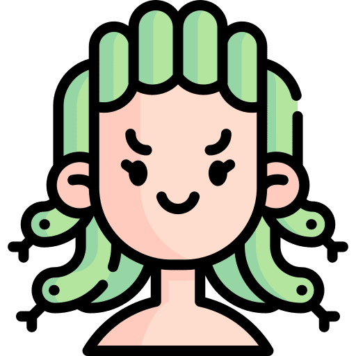 Medusa humanpictos greece mythology icon
