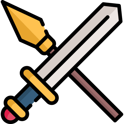 Weapons fight cultures blade icon
