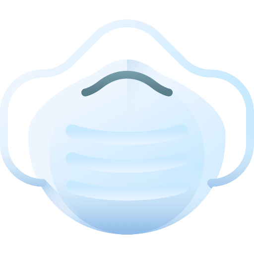 N95 healthcare and medical coronavirus disease icon