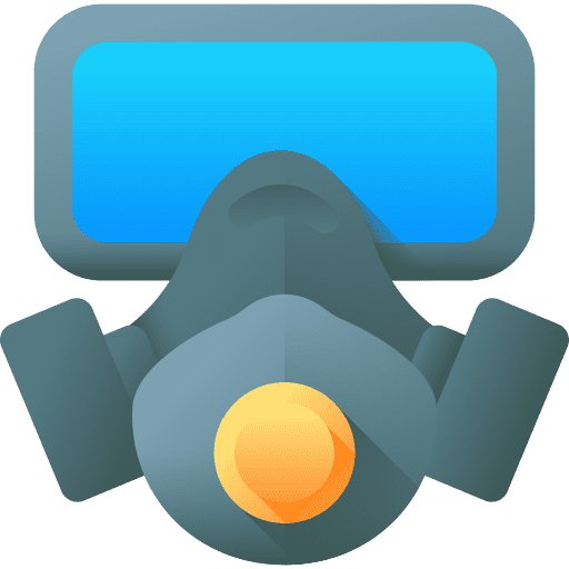 Gas mask security face mask gas mask icon
