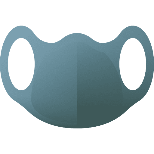 Sponge mask healthcare and medical healthcare security icon