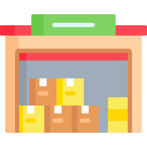 Wholesaler factory wholesale warehouse icon