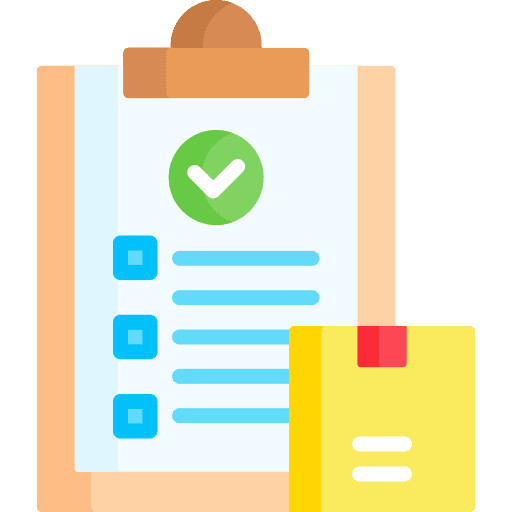 Checklist document files and folders checklist icon