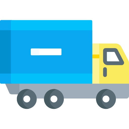 Delivery van transportation cargo truck delivery van icon