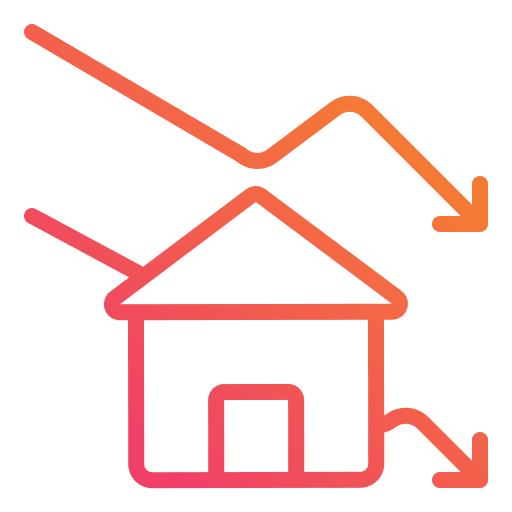 Real estate investment real estate property icon