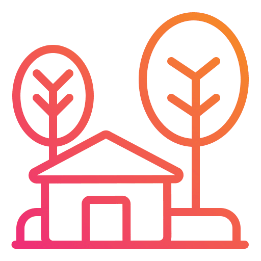 Real estate zone real estate house icon