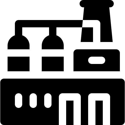 Factory industry production oil and gas icon