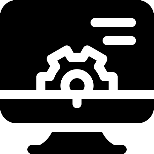 Settings monitor it systems settings icon