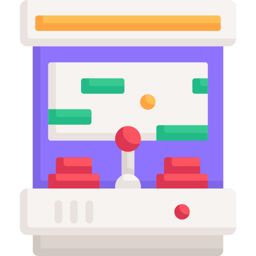 Arcade machine entertainment electronics gaming icon