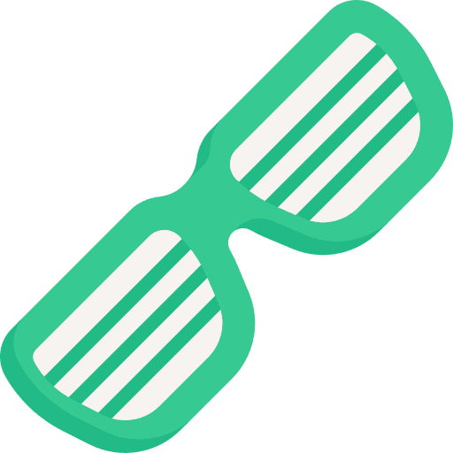 Party glasses fun celebration fashion icon