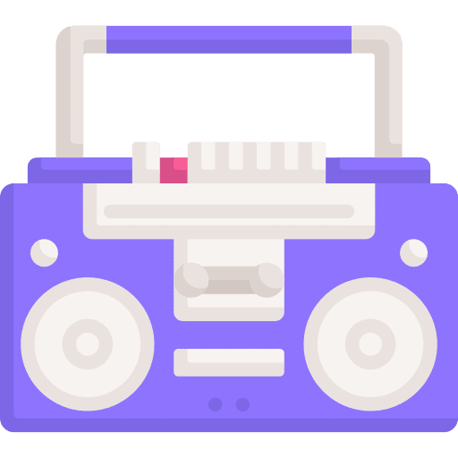 Cassette player cassette player radio electronics icon