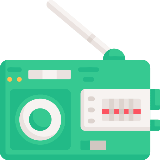 Radio radio antenna radio electronics icon