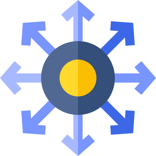 Directions directions orientation multimedia option icon