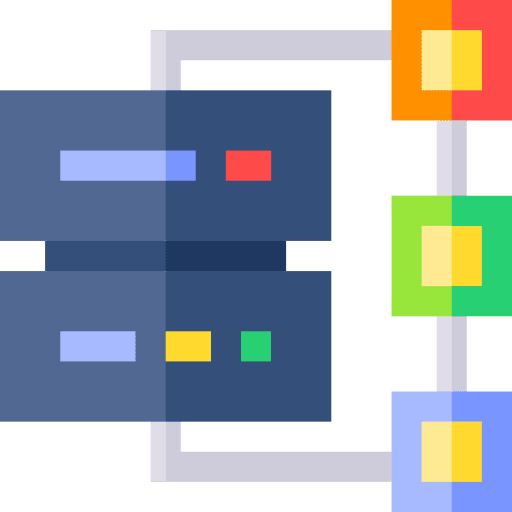Database database server storage icon