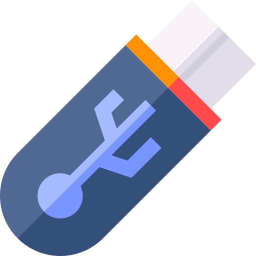 Pendrive file storage electronics flash icon