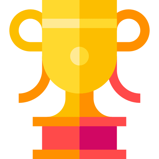 Trophy award prize achievement icon