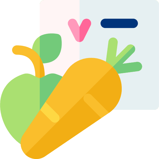 Nutrition vegan vegetables healthy food icon