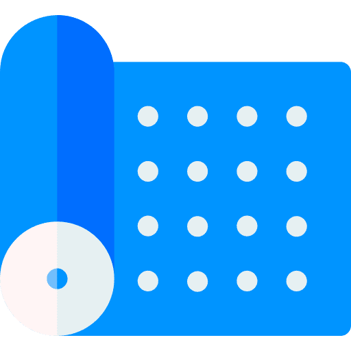 Yoga mat sport equipment gym mat icon