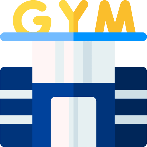 Gym sport sportive architecture and city icon