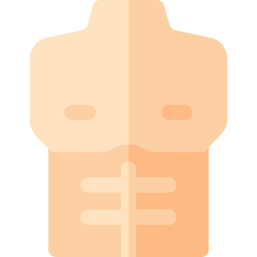 Muscles body abs male icon