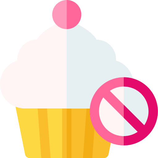 No sweets sweet unhealthy food no sweets icon