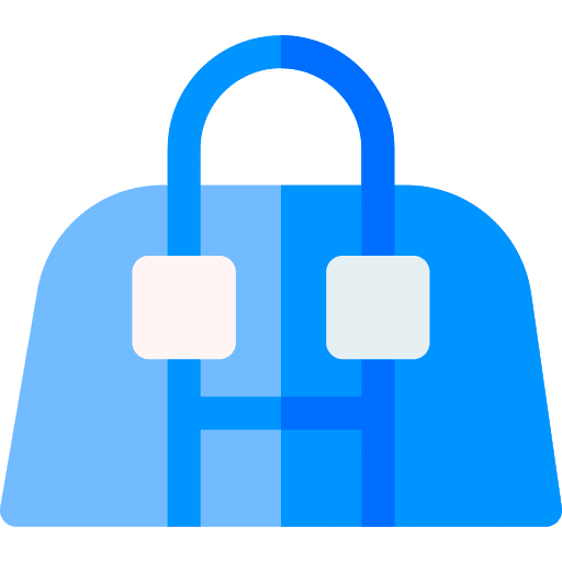 Sport bag sport bag gym bag fitness icon