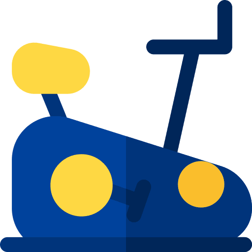 Stationary bike fitness bicycle stationary bike icon