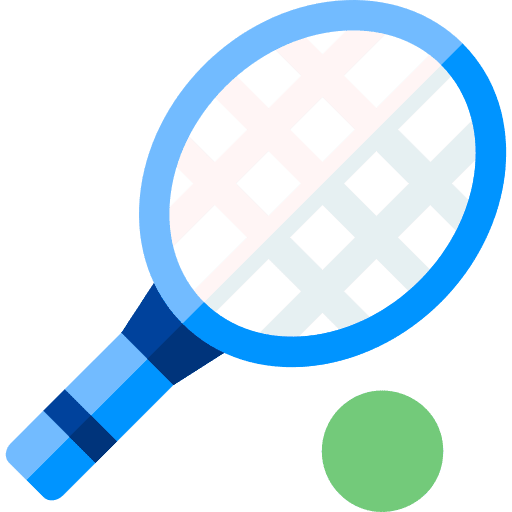 Tennis match sport tennis racket icon