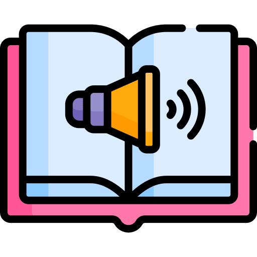 Audio book education accesibility play icon