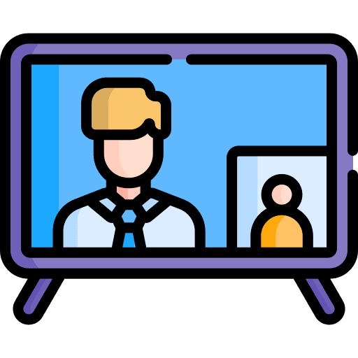 Tv inclusive sign language awareness icon