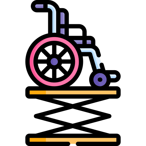 Wheelchair disability wheelchair sign icon