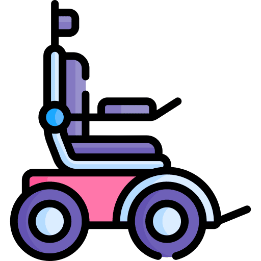 Wheelchair transportation scooter accessibility icon