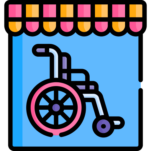 Wheelchair aid market accesibility icon