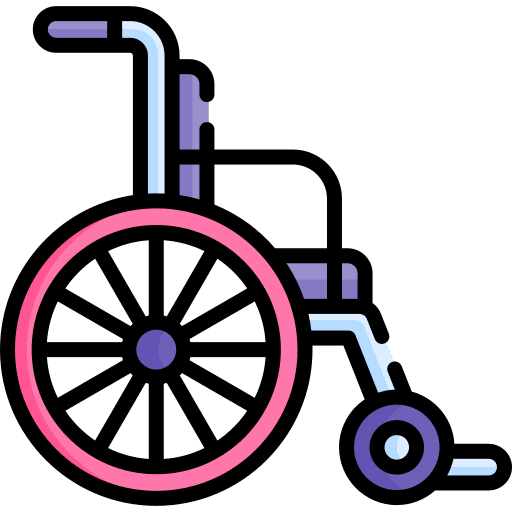 Wheelchair disability inclusive transportation icon