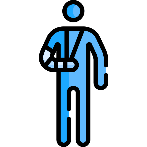 Injured medical humanpictos avatar icon