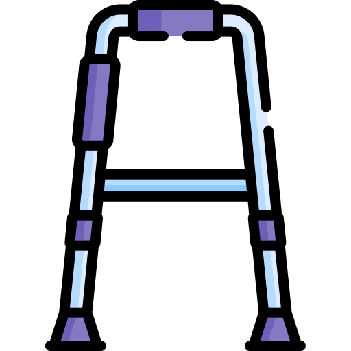 Walking aid aid therapy walking aid icon