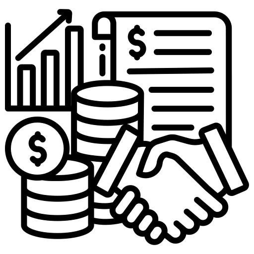 Busness expenses agreement stakeholder icon