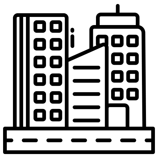 Company buildings company architecture icon
