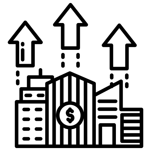 Growth assessment company investor icon