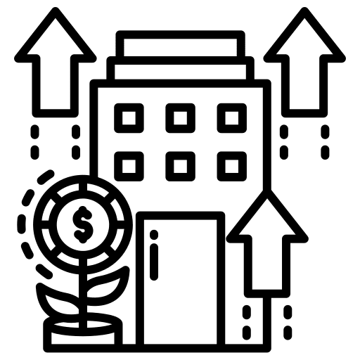 Growth banking payment profits icon