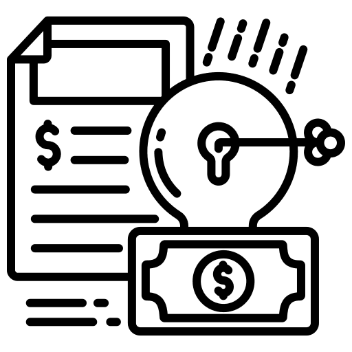 Document interactive solutions adjustment business and finance icon