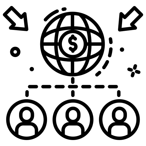 Collaboration group partnership employee icon