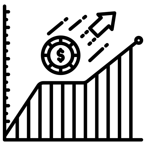 Graphic statistics finance business and finance icon