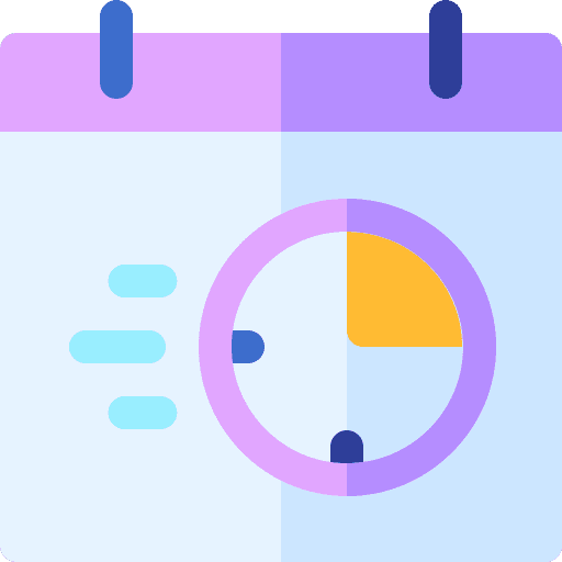 Deadline business time and date date icon