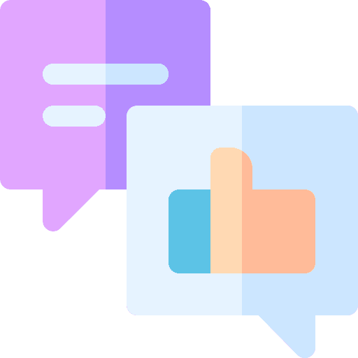 Feedback chat write communications icon