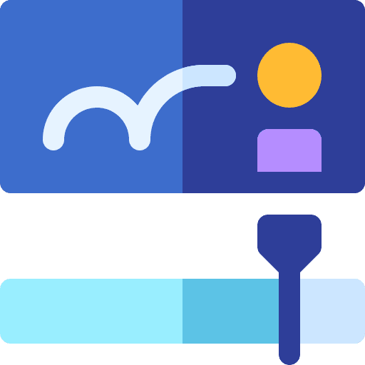 Motion graphic media motion graphic multimedia icon