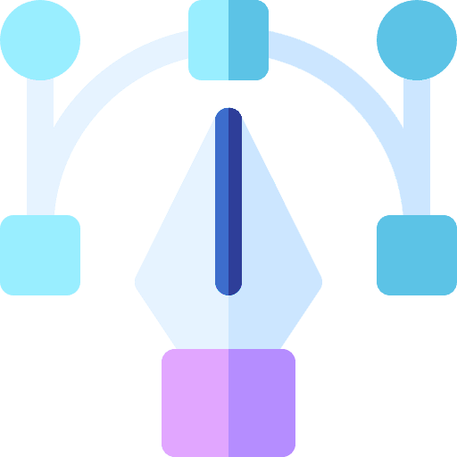 Pen tool edit tools vector pen icon