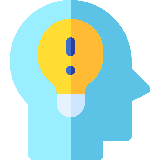 Idea innovation creativity light bulb icon